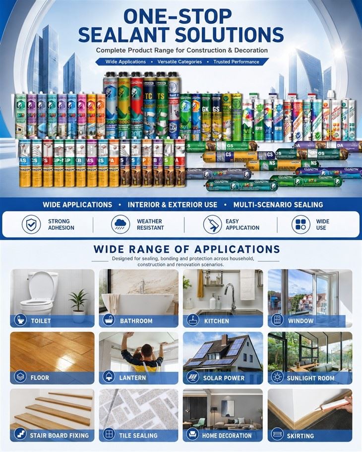 Weatherproof Silicone Sealant For High-Rise Building Exteriors suppliers